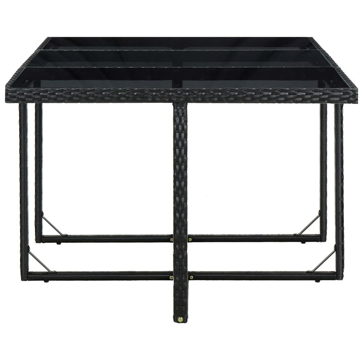 Set Mobilier De Exterior Cu Perne, 11 Piese, , Poliratan