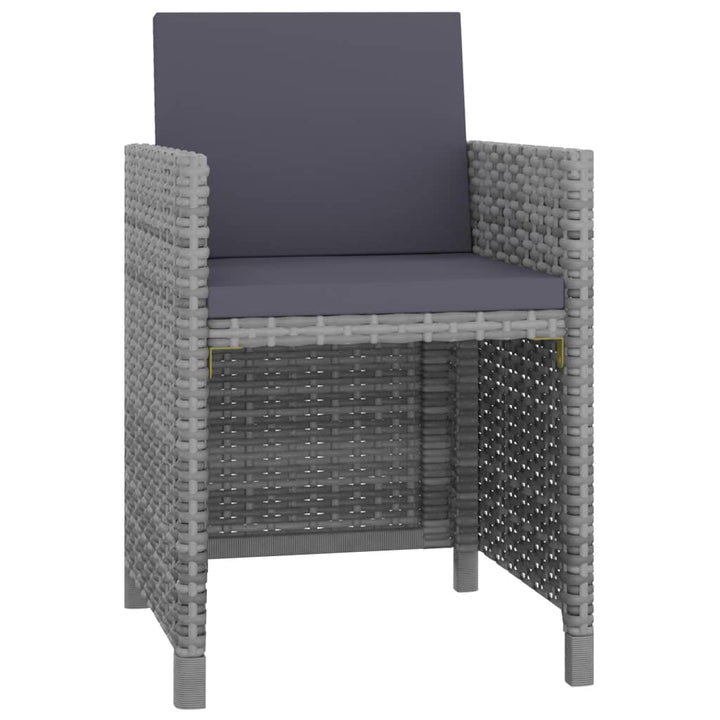 Set Mobilier De Exterior Cu Perne 13 Piese, , Poliratan