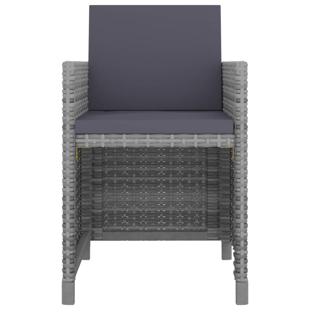 Set Mobilier De Exterior Cu Perne 13 Piese, , Poliratan