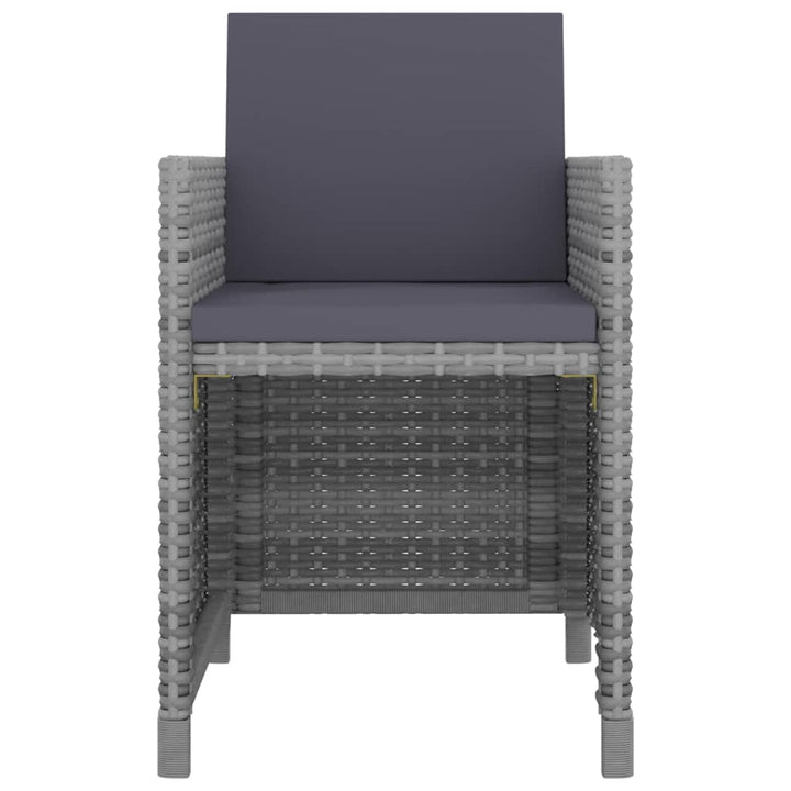 Set Mobilier De Exterior Cu Perne 13 Piese, , Poliratan