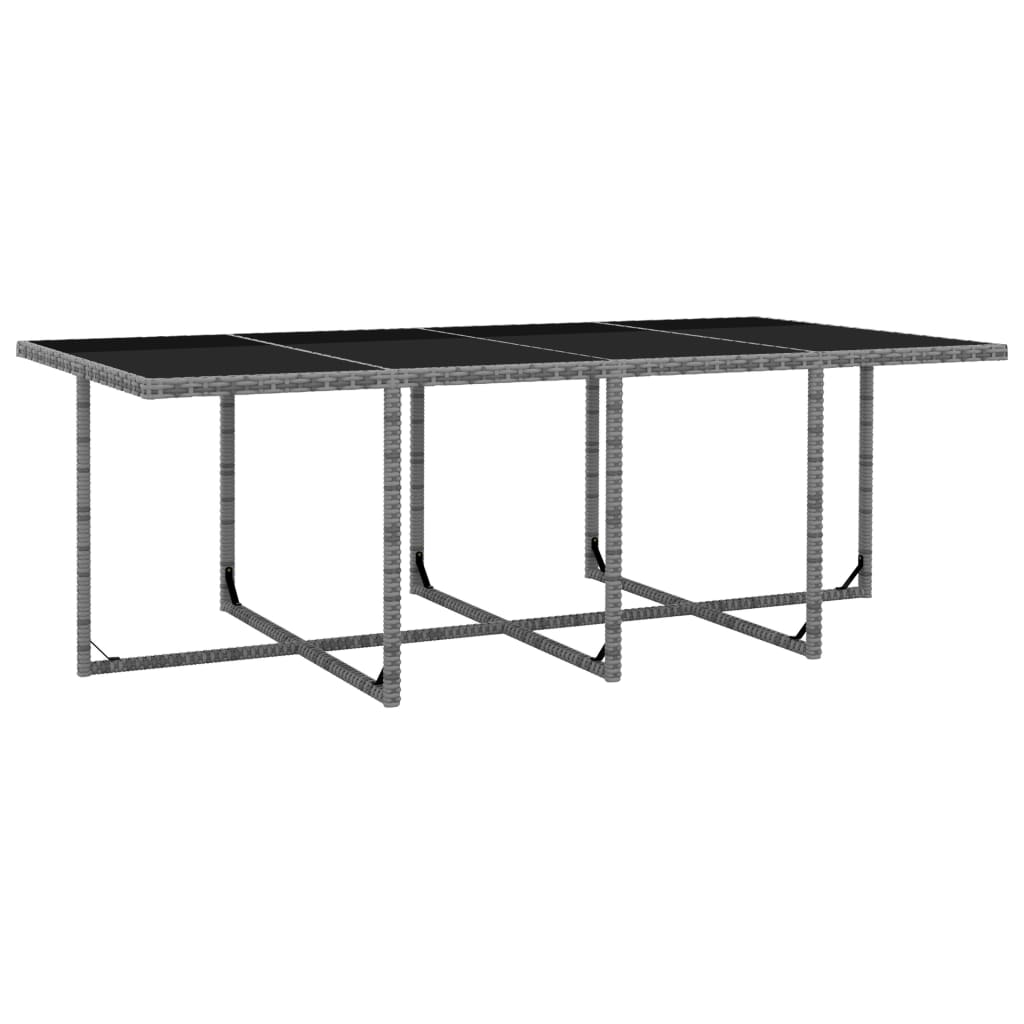 Set Mobilier De Exterior Cu Perne 13 Piese, , Poliratan