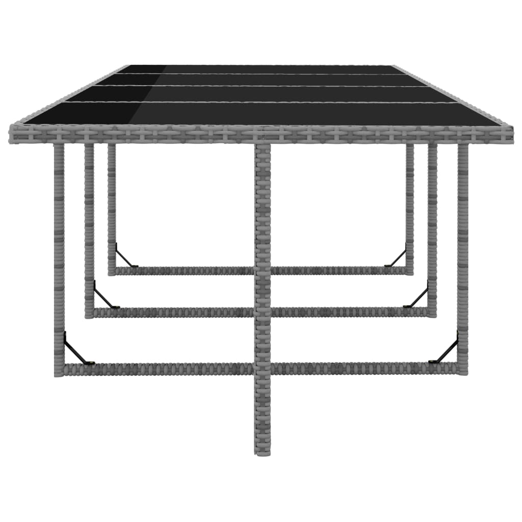 Set Mobilier De Exterior Cu Perne 13 Piese, , Poliratan