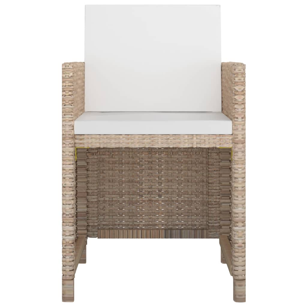 Set Mobilier De Exterior Cu Perne, 5 Piese, , Poliratan