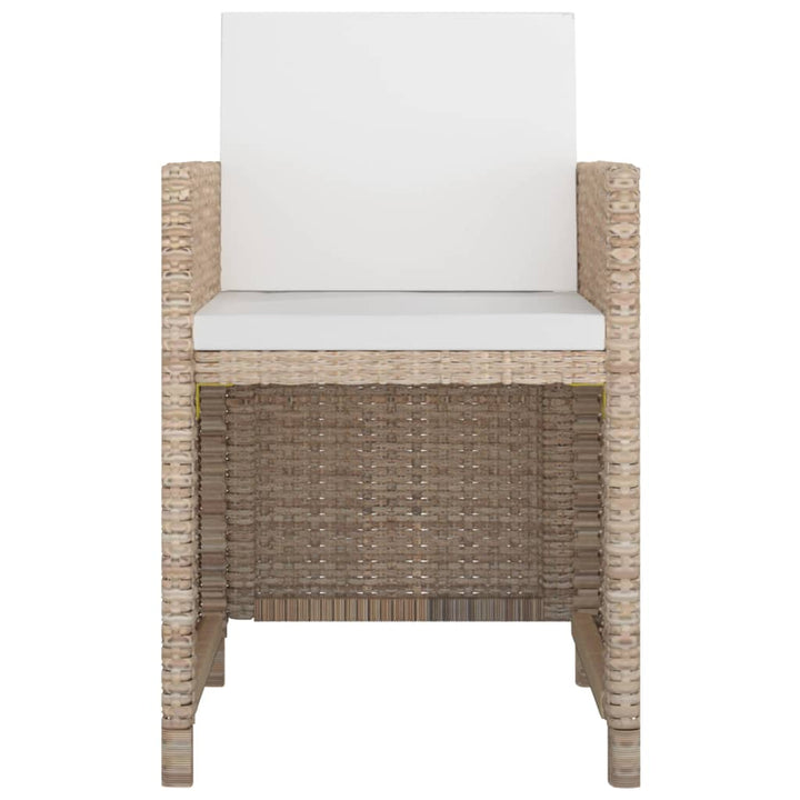 Set Mobilier De Exterior Cu Perne, 5 Piese, , Poliratan
