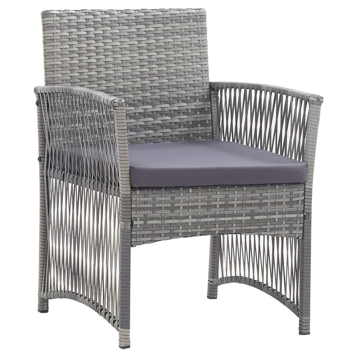 Set Mobilier De Grădină Cu Perne, 4 Piese, , Poliratan