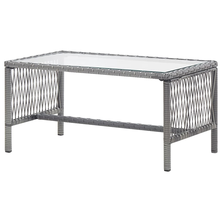 Set Mobilier De Grădină Cu Perne, 4 Piese, , Poliratan