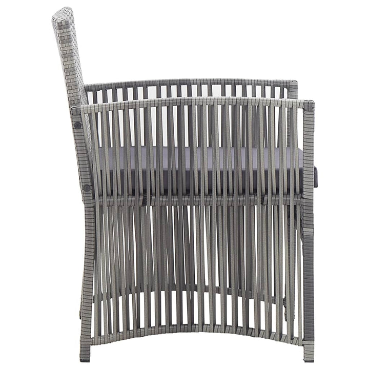 Set Mobilier De Grădină Cu Perne, 4 Piese, , Poliratan
