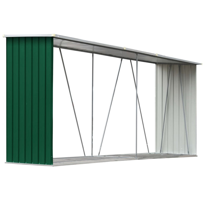 Șopron Depozitare Lemne, , 330X84X152 Cm, Oțel Galvanizat