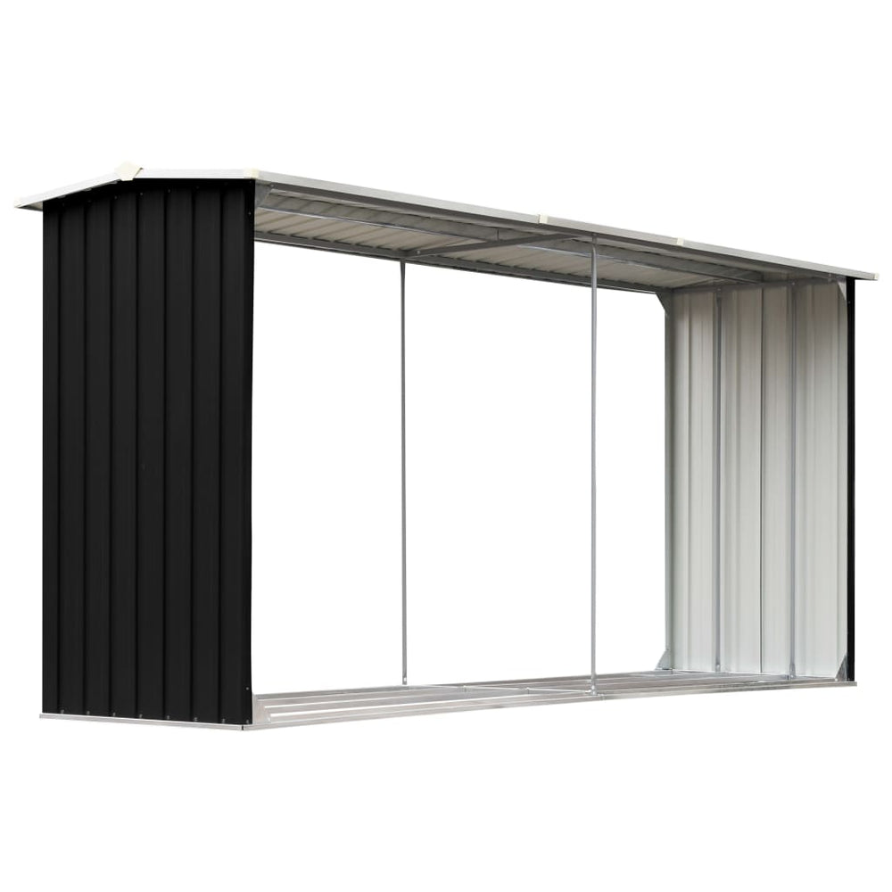 Șopron Depozitare Lemne , 330X92X153 Cm Oțel Galvanizat