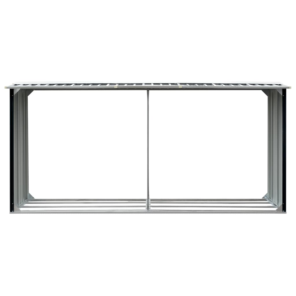 Șopron Depozitare Lemne , 330X92X153 Cm Oțel Galvanizat