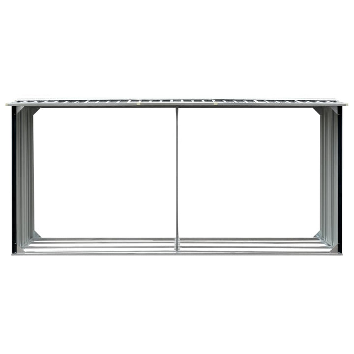 Șopron Depozitare Lemne , 330X92X153 Cm Oțel Galvanizat