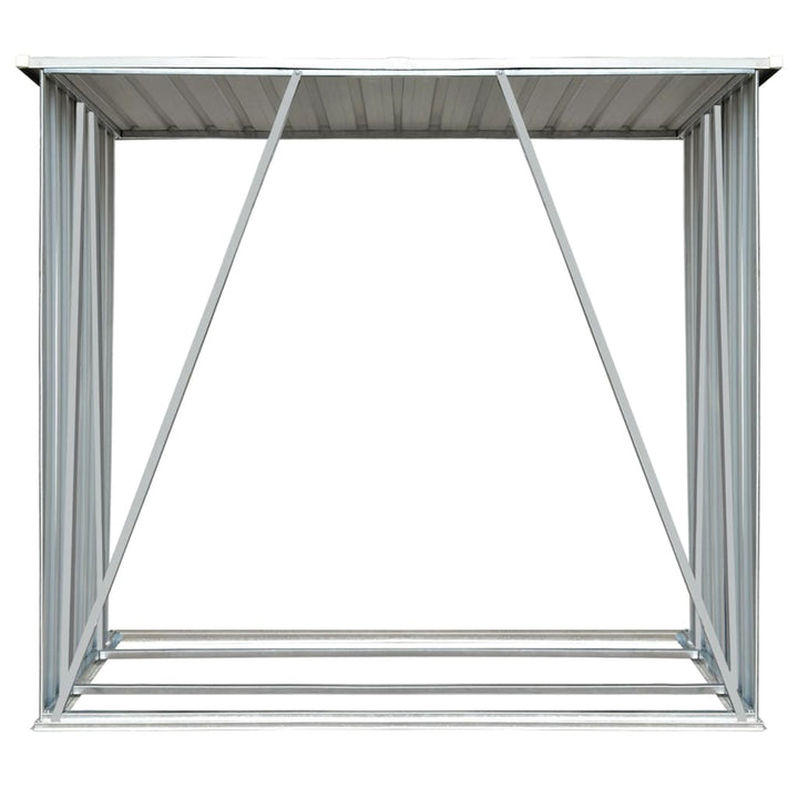 Șopron De Lemne Grădină, , 163X83X154 Cm, Oțel Galvanizat