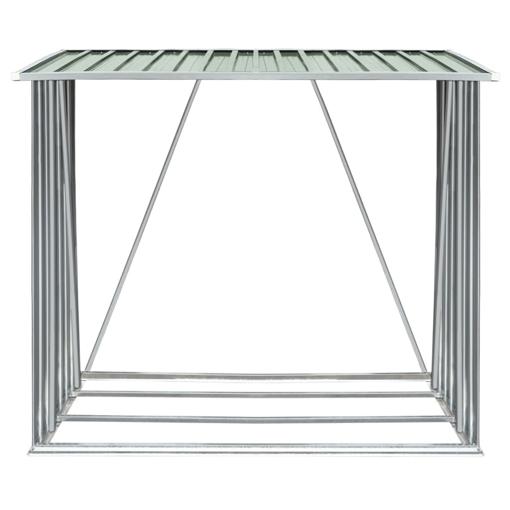 Șopron De Lemne Grădină, , 163X83X154 Cm, Oțel Galvanizat