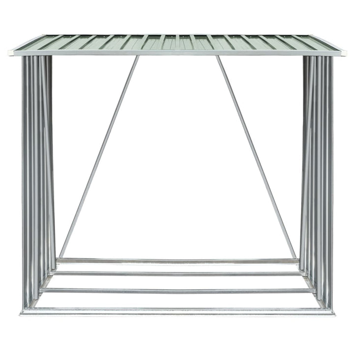 Șopron De Lemne Grădină, , 163X83X154 Cm, Oțel Galvanizat
