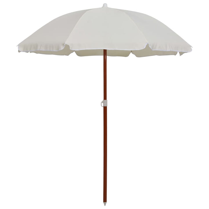 Umbrelă De Soare De Grădină, Stâlp Din Oțel, Taupe,