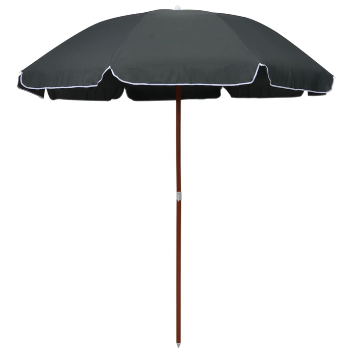Umbrelă De Soare De Grădină, Stâlp Din Oțel, Taupe,