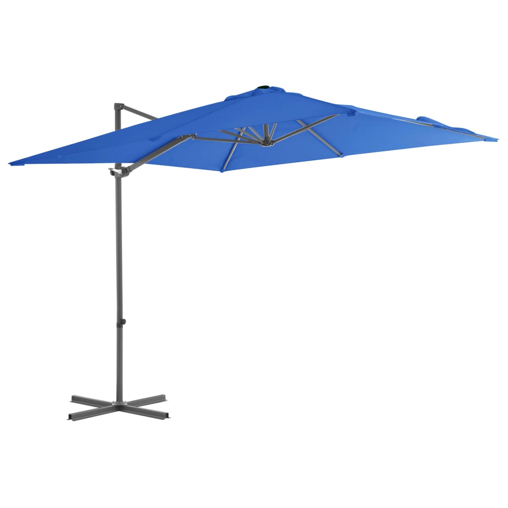 Umbrelă În Consolă Cu Stâlp Din Oțel, Cărămiziu, 300 Cm