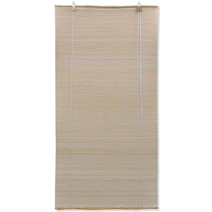 Jaluzele Din Bambus Natural Tip Rulou, 4 Buc., 120 X 160 Cm