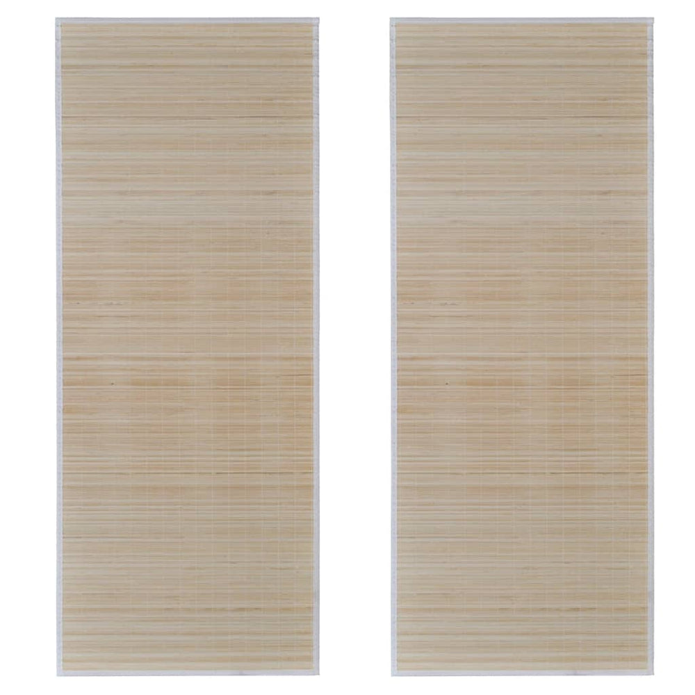 Covoare De Bambus Natural, 2 Buc., 120X180 Cm, Dreptunghiulare