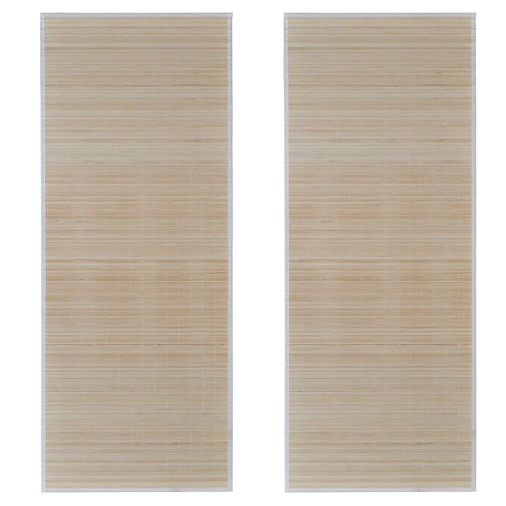 Covoare De Bambus Natural, 2 Buc., 120X180 Cm, Dreptunghiulare