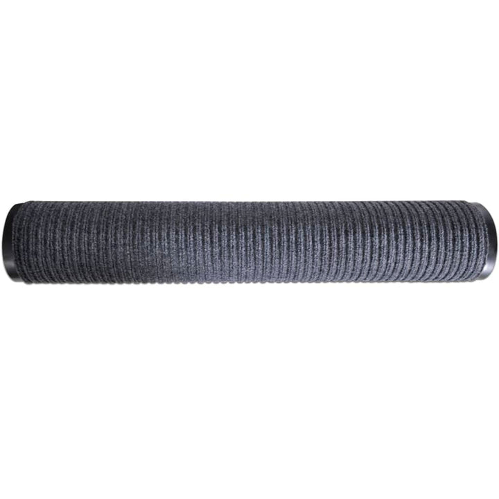 Covorașe De Ușă Din Pvc, 2 Buc., Gri, 90X60 Cm