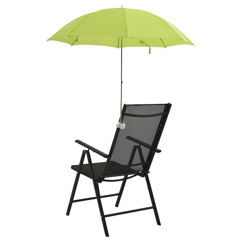 Umbrele Pentru Scaun De Camping, 2 Buc., Verde, 105 Cm