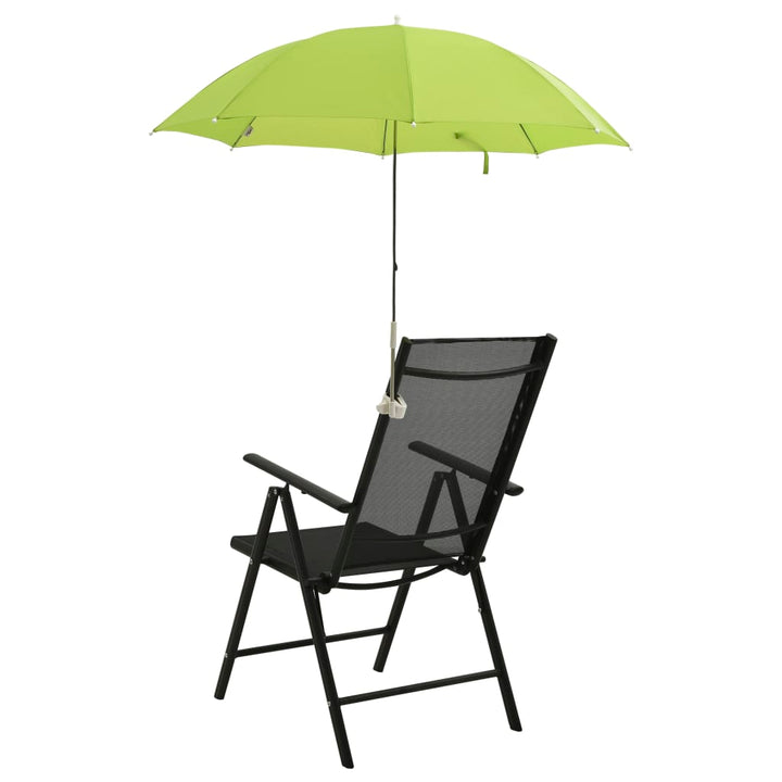 Umbrele Pentru Scaun De Camping, 2 Buc., Verde, 105 Cm