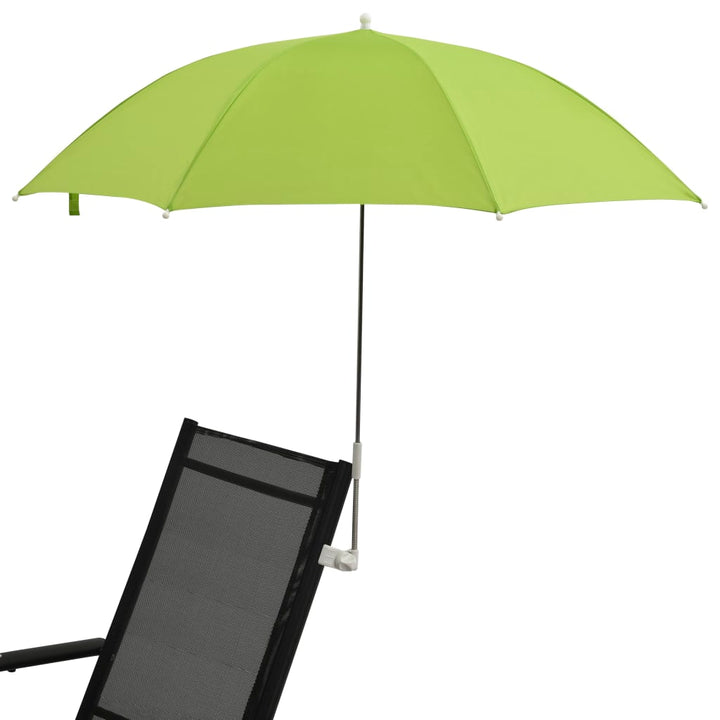 Umbrele Pentru Scaun De Camping, 2 Buc., Verde, 105 Cm