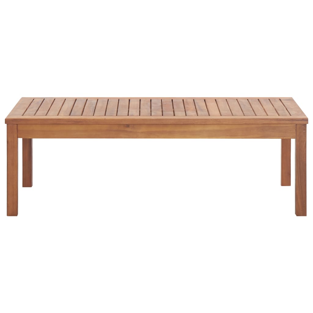 Set Mobilier De Grădină Cu Perne, 4 Piese, Lemn Masiv De Acacia