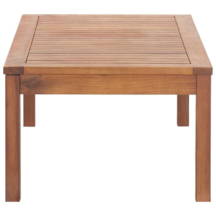 Set Mobilier De Grădină Cu Perne, 4 Piese, Lemn Masiv De Acacia