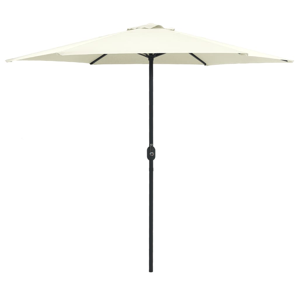 Umbrelă De Soare Cu Stâlp Din Aluminiu, Taupe, 270X246 Cm