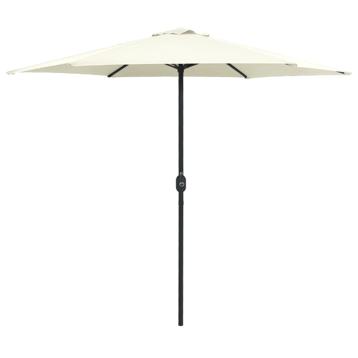 Umbrelă De Soare Cu Stâlp Din Aluminiu, Taupe, 270X246 Cm
