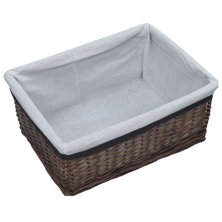 Set De Coșuri Suprapuse, 3 Piese, , Salcie
