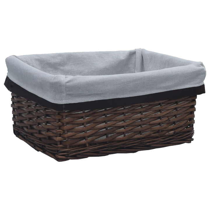 Set De Coșuri Suprapuse, 3 Piese, , Salcie