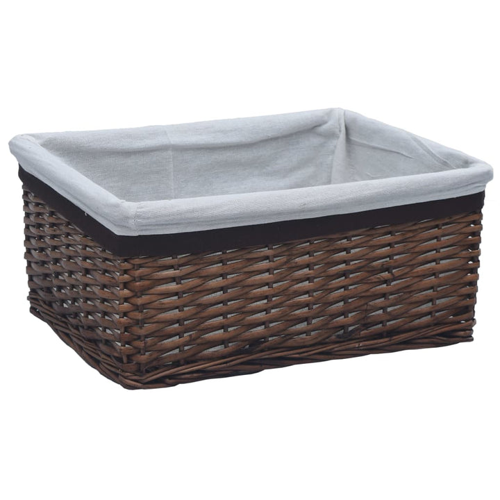 Set De Coșuri Suprapuse, 3 Piese, , Salcie