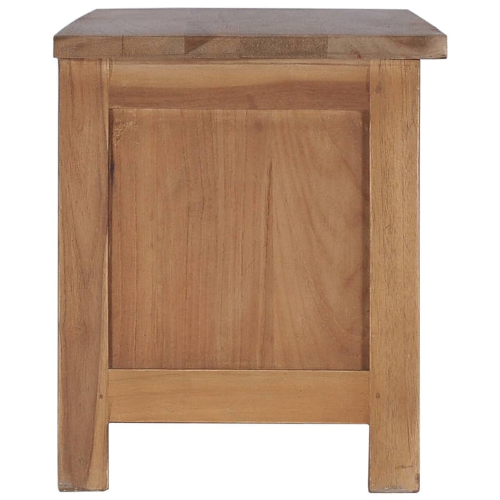 Comodă Tv, 90 X 30 X 35 Cm, Lemn Masiv De Tec