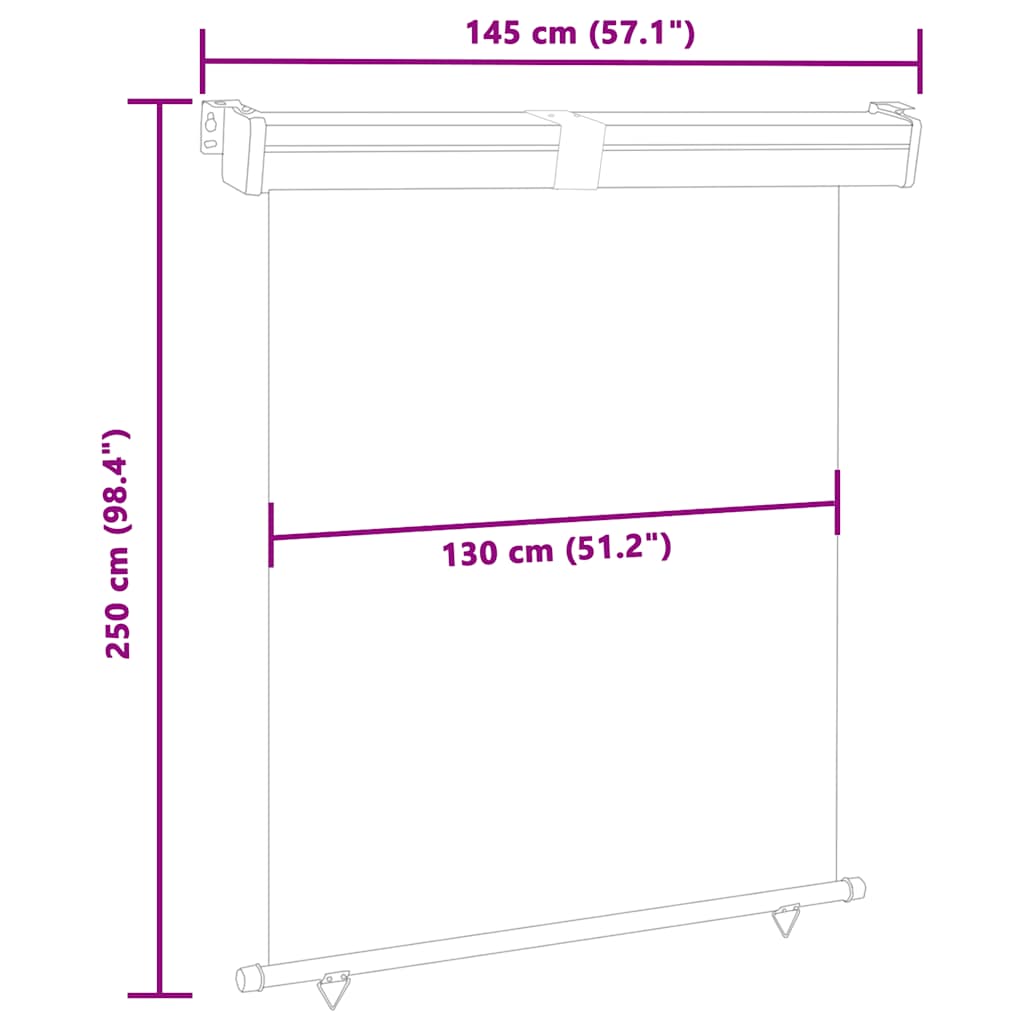 Copertină Laterală De Balcon, ,