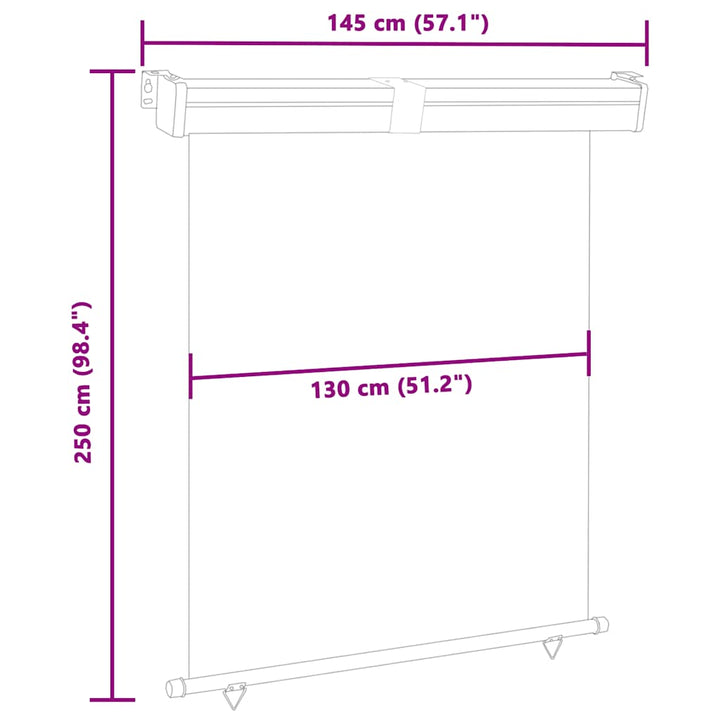 Copertină Laterală De Balcon, ,
