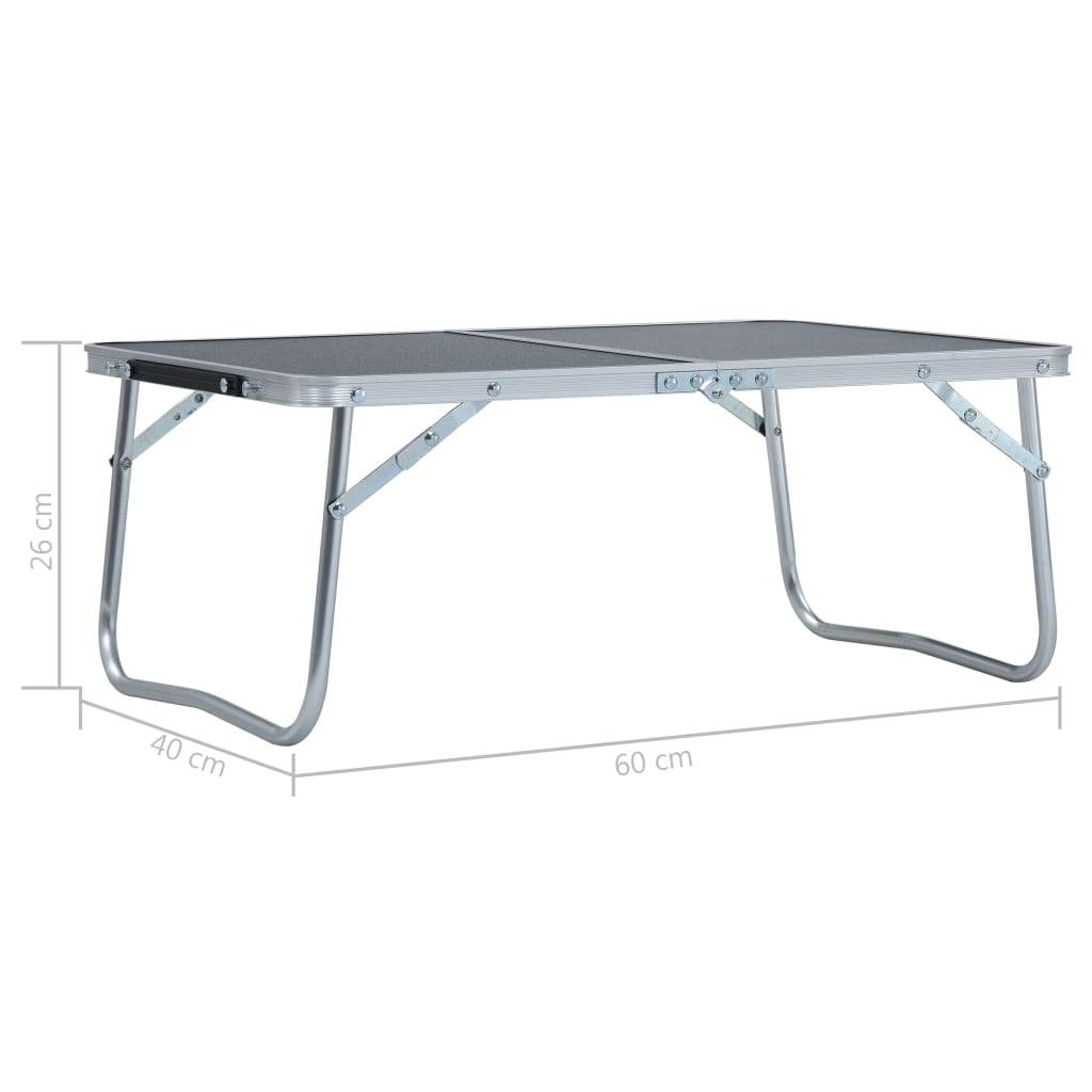 Masă De Camping Pliabilă, , 60 X 40 Cm, Aluminiu
