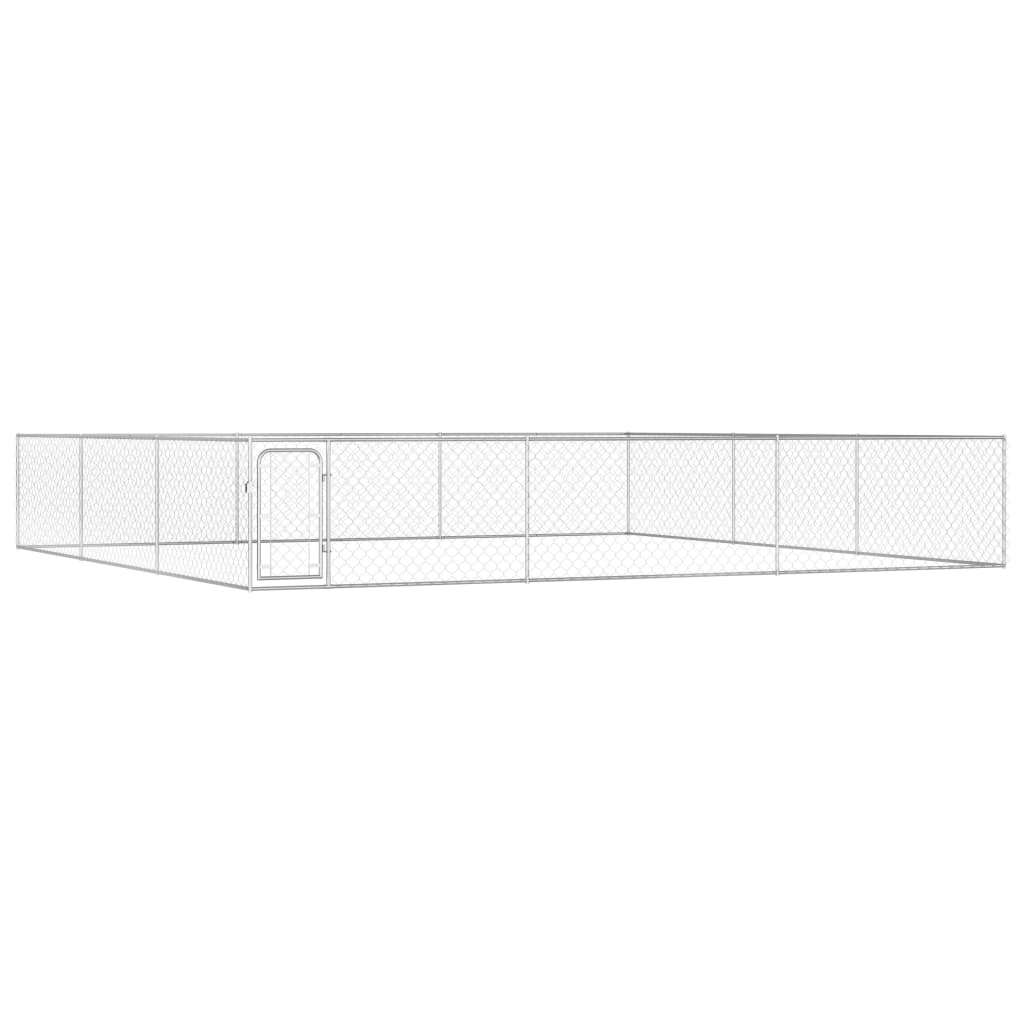 Padoc Pentru Câini De Exterior, , Oțel Galvanizat