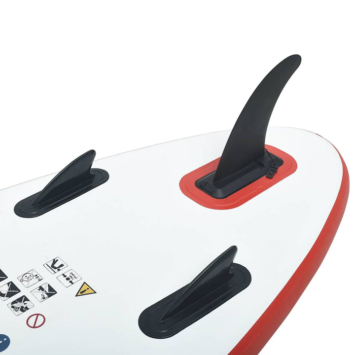 Set Placă Stand Up Paddle Sup Surf Gonflabilă, Și Alb