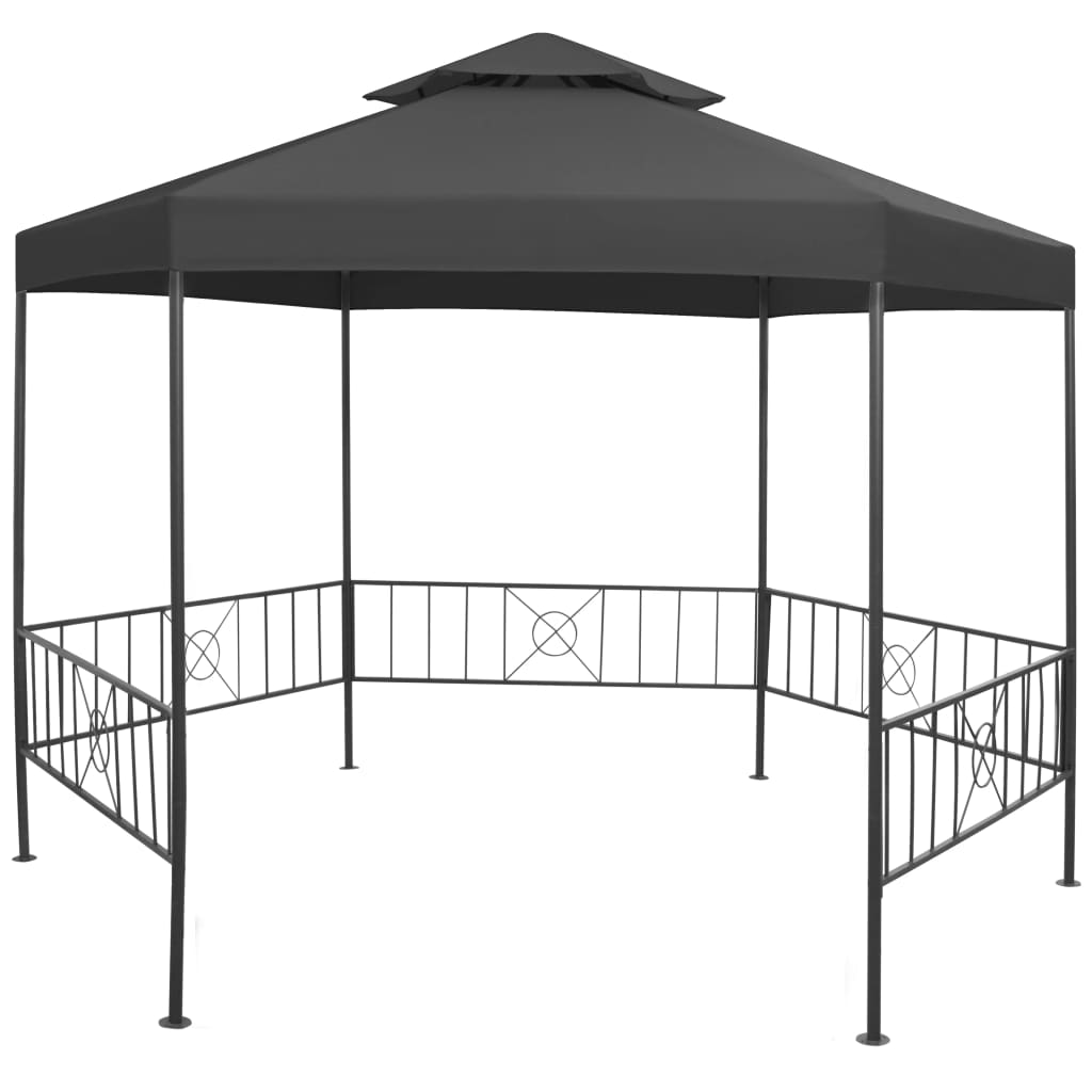Pavilion Marchiză De Grădină, Cort, Hexagonal, 323X265 Cm,
