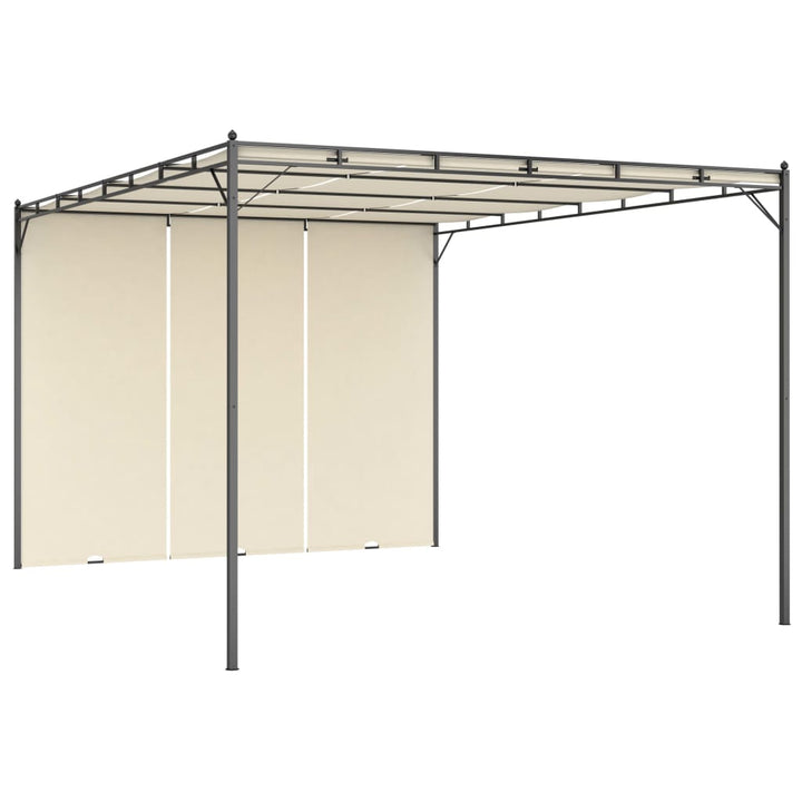 Pavilion De Grădină Cu Perdea Laterală, , 4 X 3 X 2,25 M
