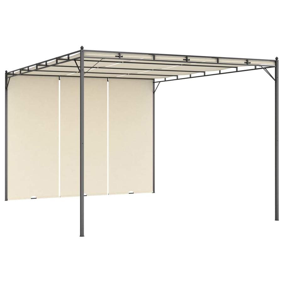 Pavilion De Grădină Cu Perdea Laterală, , 4 X 3 X 2,25 M