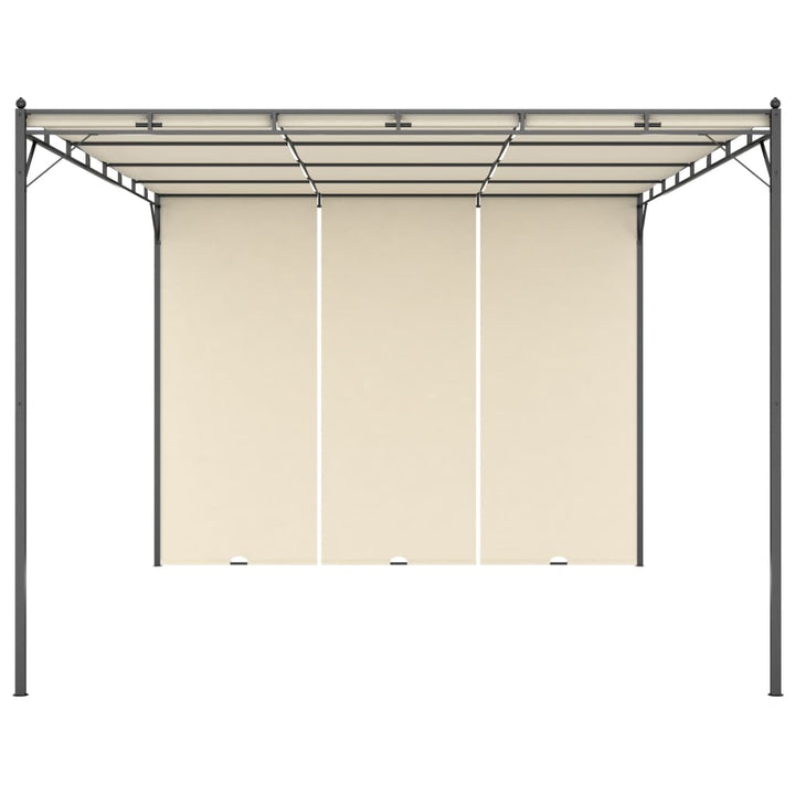 Pavilion De Grădină Cu Perdea Laterală, , 4 X 3 X 2,25 M