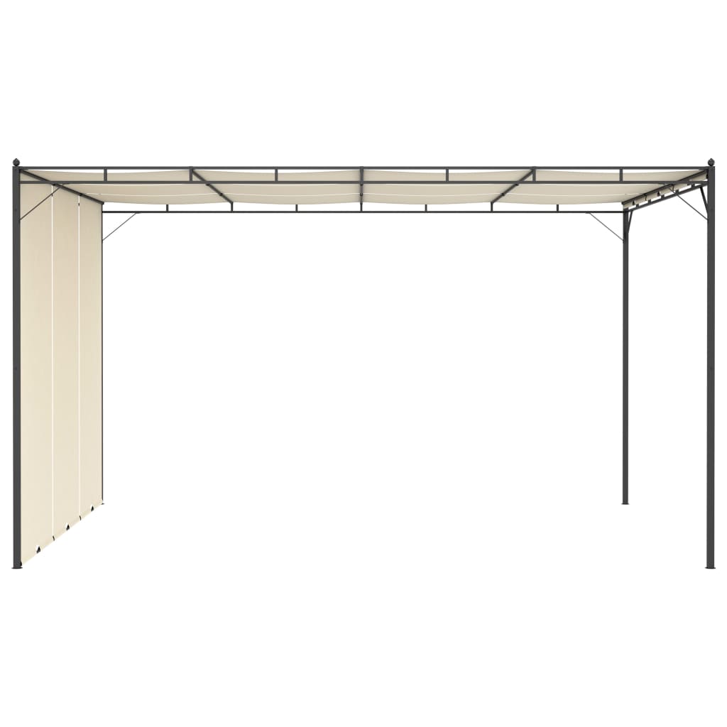 Pavilion De Grădină Cu Perdea Laterală, , 4 X 3 X 2,25 M