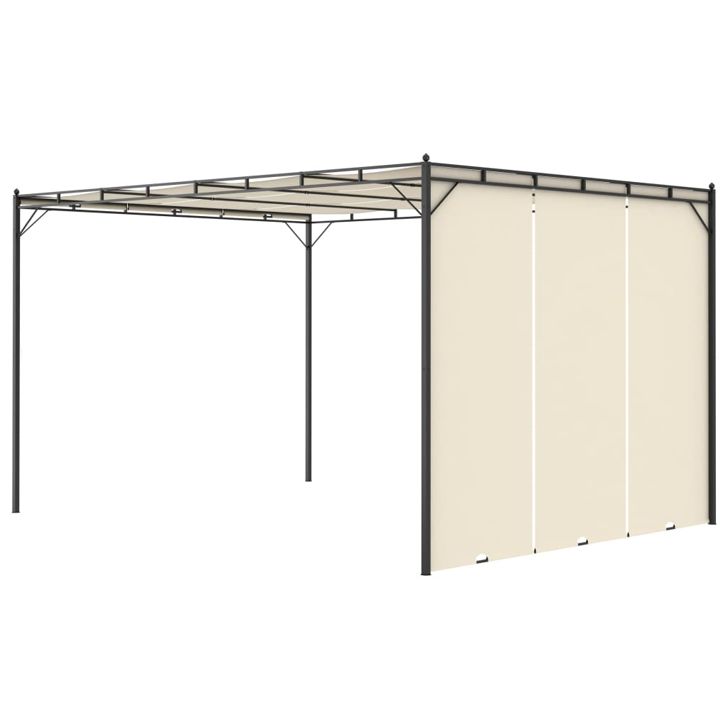 Pavilion De Grădină Cu Perdea Laterală, , 4 X 3 X 2,25 M