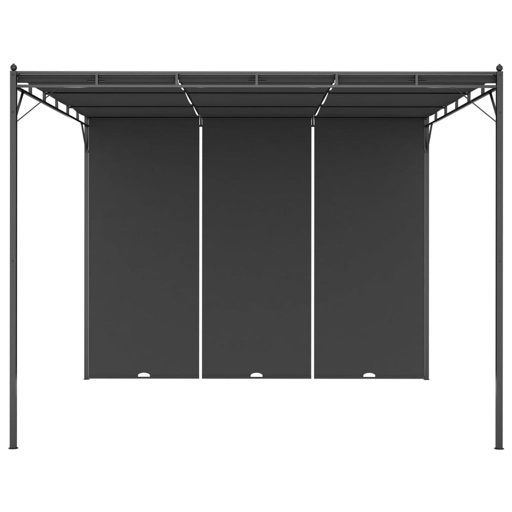 Pavilion De Grădină Cu Perdea Laterală, , 3X3X2,25 M