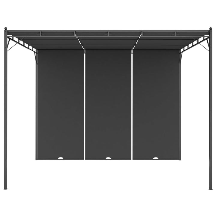 Pavilion De Grădină Cu Perdea Laterală, , 3X3X2,25 M
