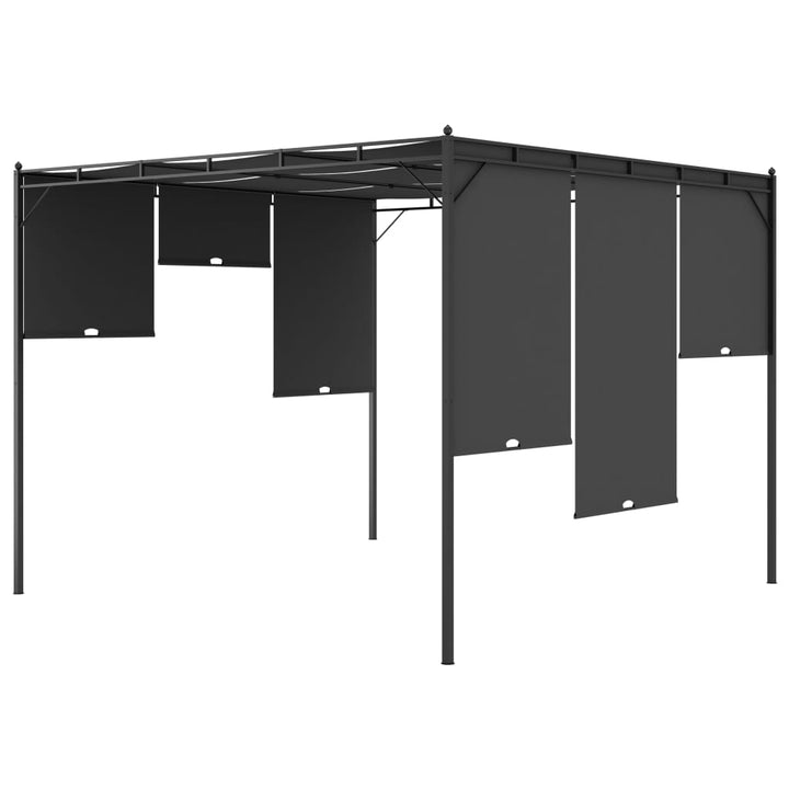 Pavilion De Grădină Cu Perdea Laterală, , 3X3X2,25 M
